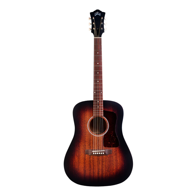 Guild USA D-20 VSB - Dreadnought Acoustic Guitar - Vintage Sunburst Satin