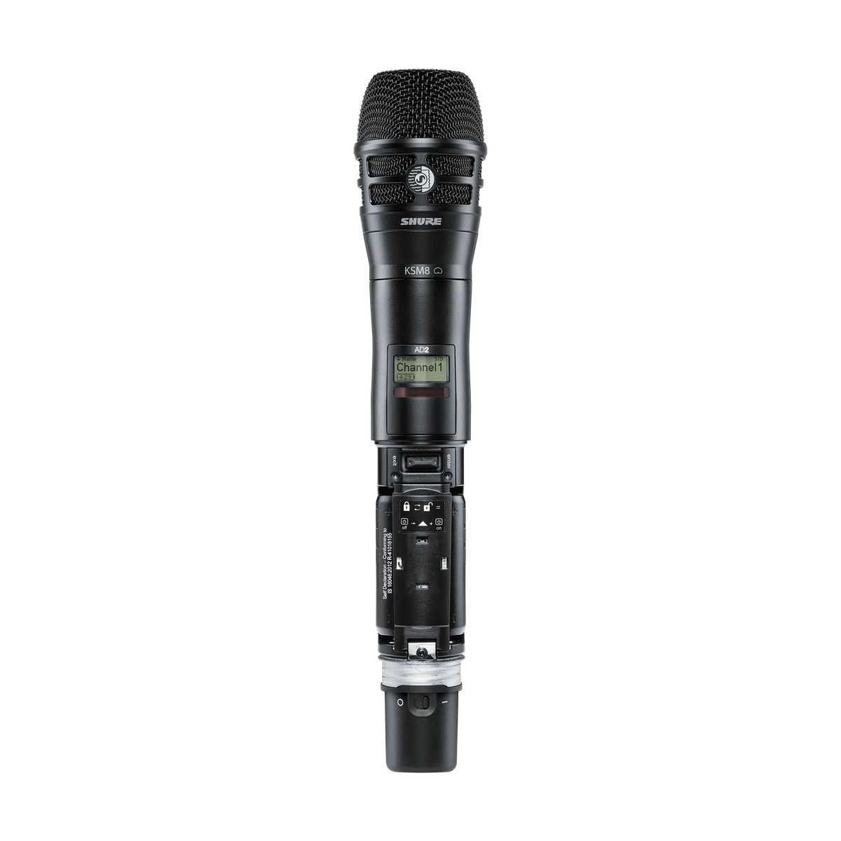Shure AD2/K8B-G57 - Wireless Handheld Transmitter with Black KSM8 Microphone - product view 2