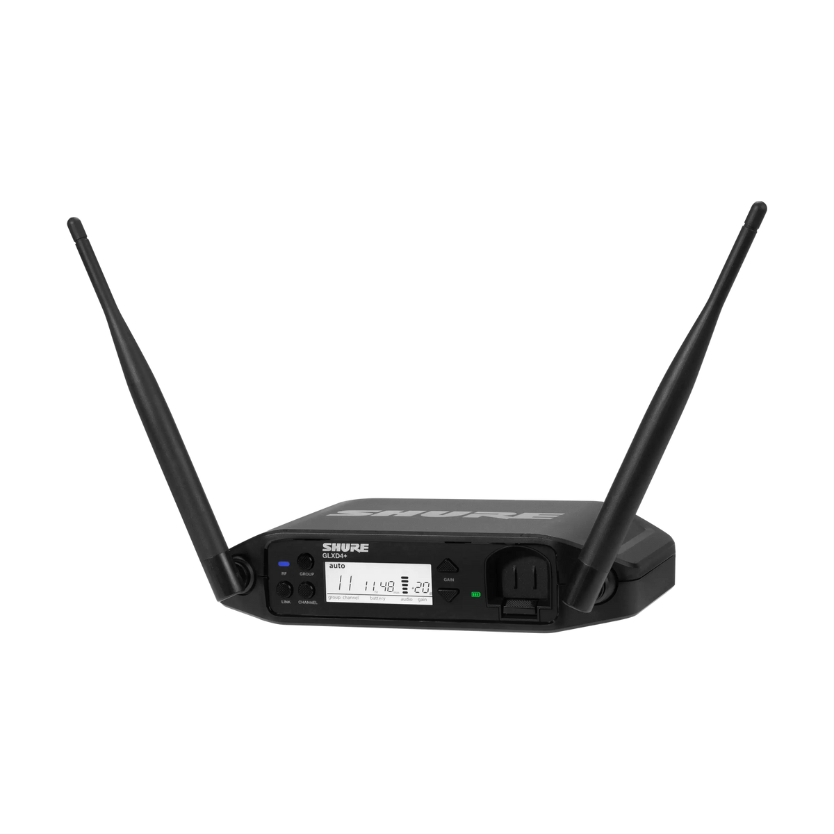 Shure GLXD4+-Z3 - Wireless Diversity Receiver with PS42 & 1/4 Wave Antennas - product view 1