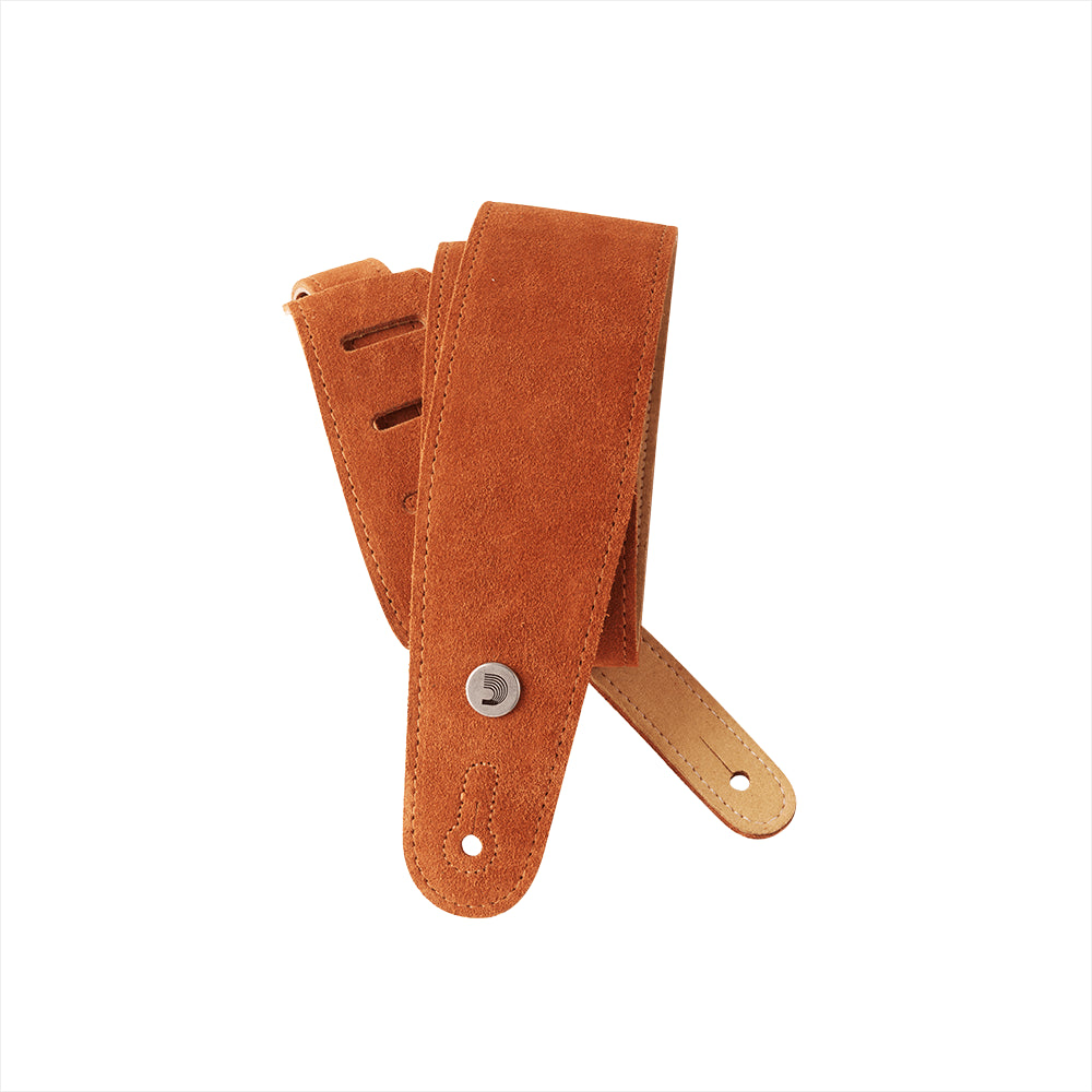 D'Addario - SUEDE GUITAR STRAP Honey