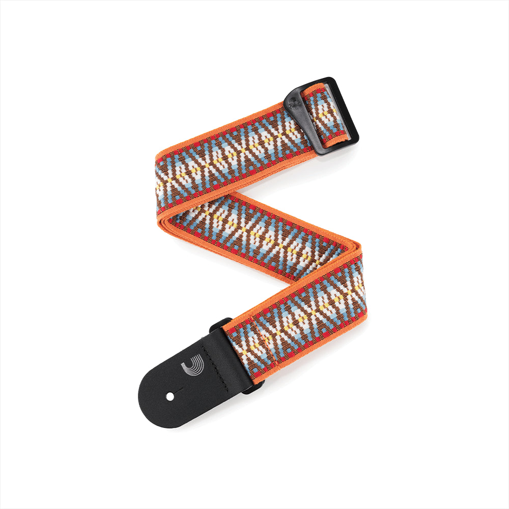 D'Addario - NYLON WOVEN GUITAR STRAP Sunrise Hootenanny