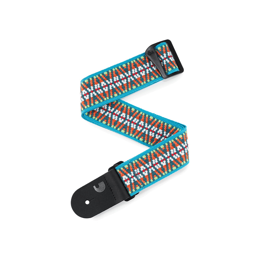 D'addario - NYLON WOVEN GUITAR STRAP Sunset Hootenanny