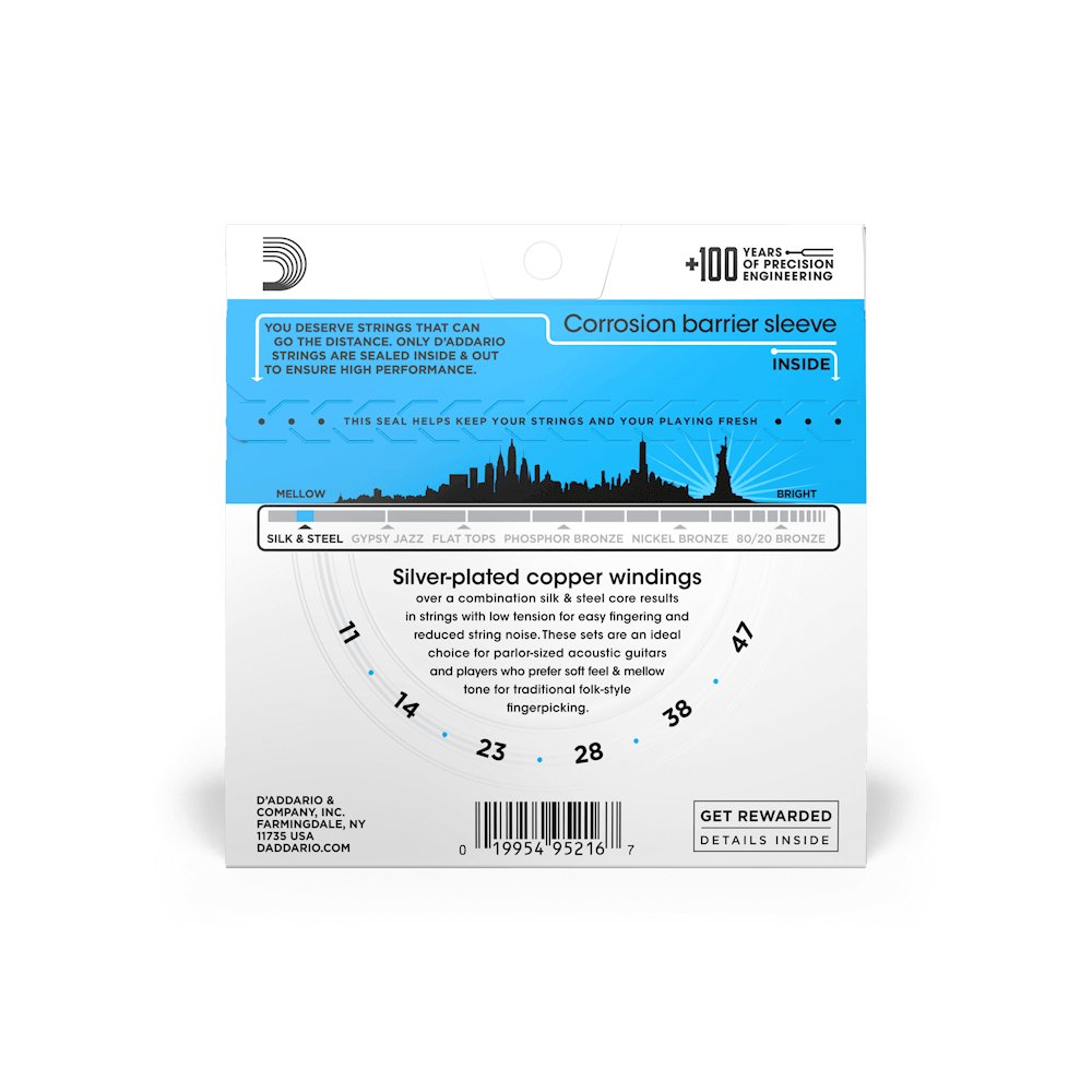 D'addario - 11 - 47 Regular Light Set - La Boîte Musicale - Acoustic Guitar Strings - D'addario -
