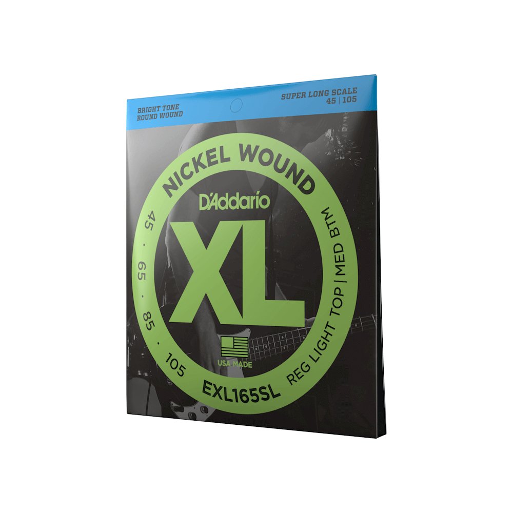 D'Addario - 45 - 105 Regular Light Top/Medium Bottom Super Long Scale Bass Strings - La Boîte Musicale - Electric Bass Strings - D'addario -