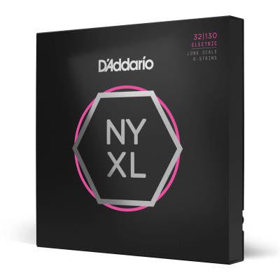 D'addario Bass electric long scale 6 string 32 - 130 NYXL - La Boîte Musicale - Electric Bass Strings - D'addario -