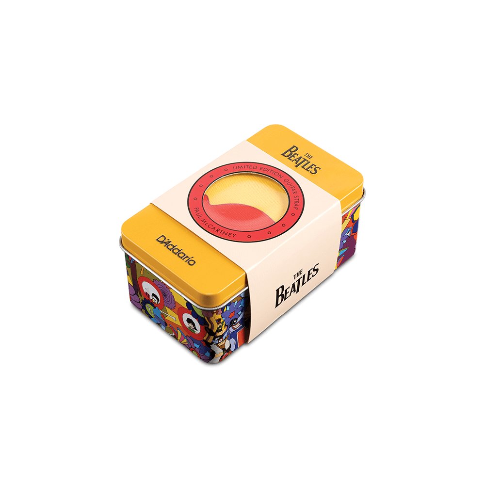 D'addario - Beatles Guitar Strap Yellow Submarine 50th Anniversary Woven Guitar Strap - Paul - La Boîte Musicale - D'addario -