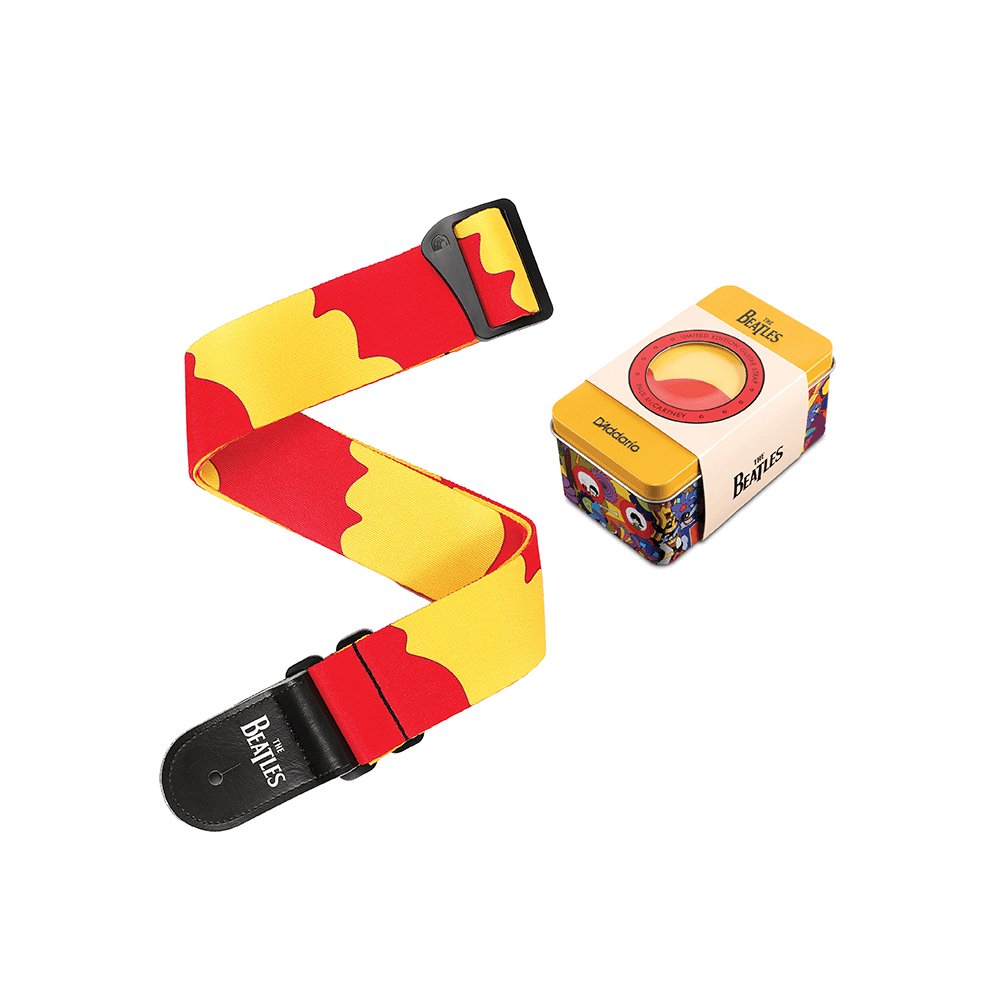 D'addario - Beatles Guitar Strap Yellow Submarine 50th Anniversary Woven Guitar Strap - Paul - La Boîte Musicale - D'addario -