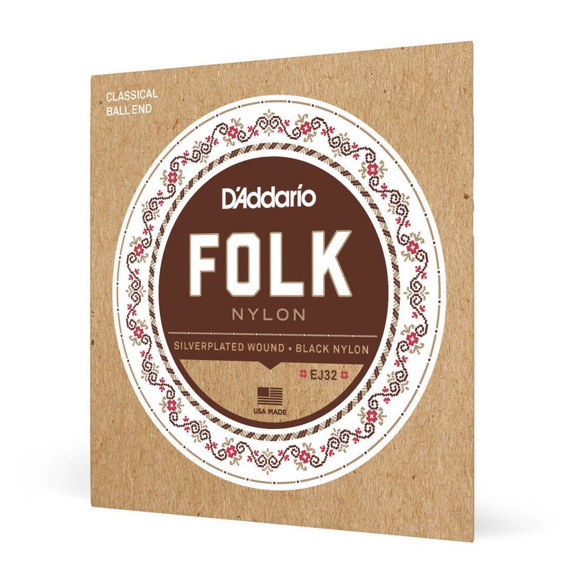 D'addario classic ball end black nylon - La Boîte Musicale - Classical Guitar Strings - D'addario -