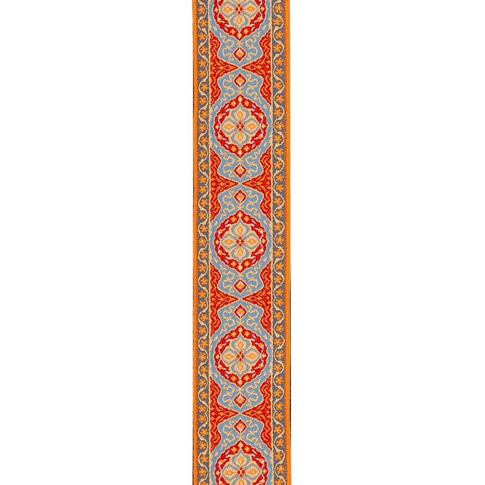 D'Addario - Eco - Comfort Guitar Strap Persian Woven - Orange - La Boîte Musicale - D'addario -
