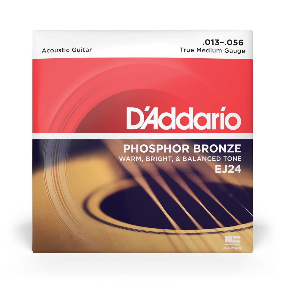 D'Addario EJ24 13 - 56 Phosphor bronze - La Boîte Musicale - Acoustic Guitar Strings - D'addario -