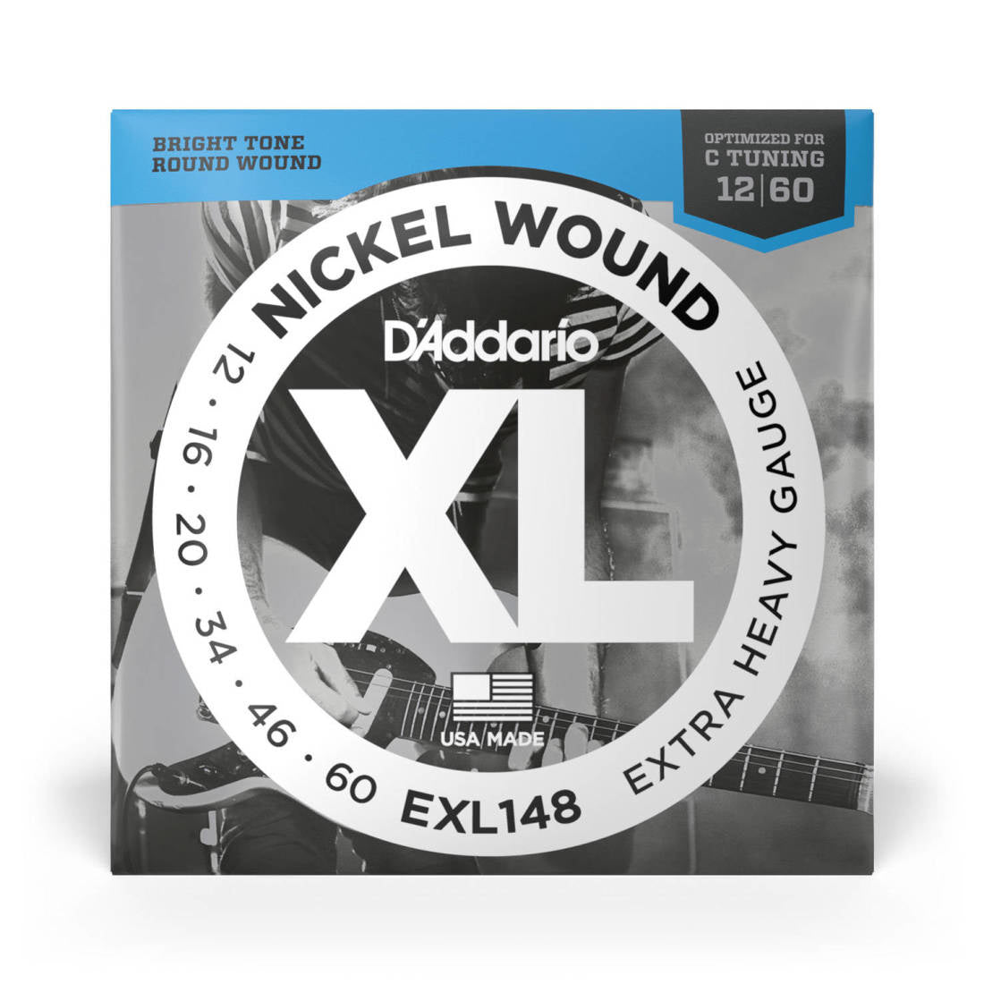 D'addario elect. 12 - 60 heavy gage - La Boîte Musicale - Electric Guitar Strings - D'addario -