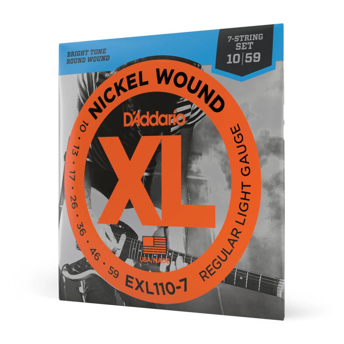D'addario elect. 7 strings 10 - 59 - La Boîte Musicale - Electric Guitar Strings - D'addario -