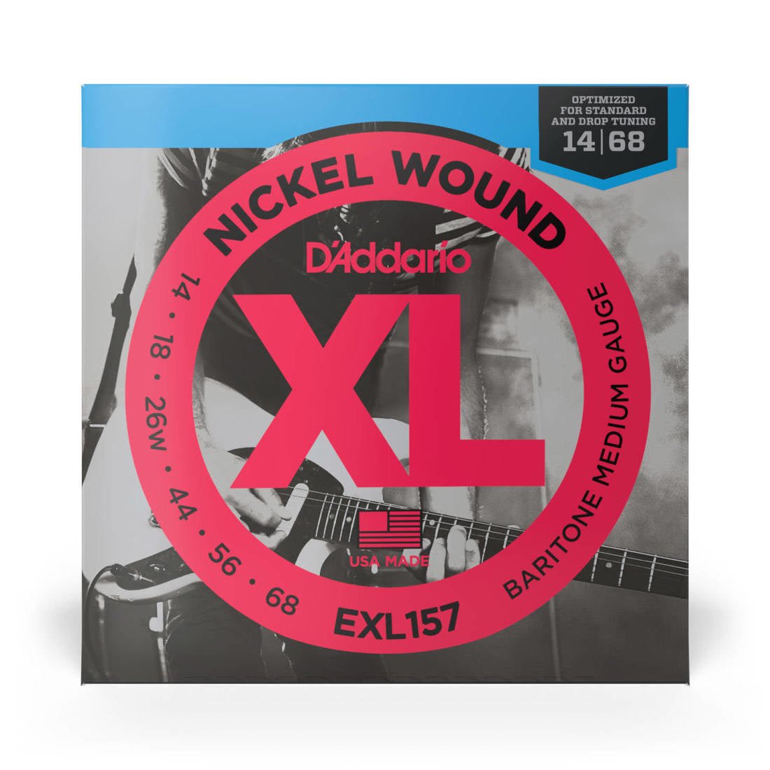 D'Addario elect. Bariton 14 - 68 - La Boîte Musicale - Electric Guitar Strings - D'addario -