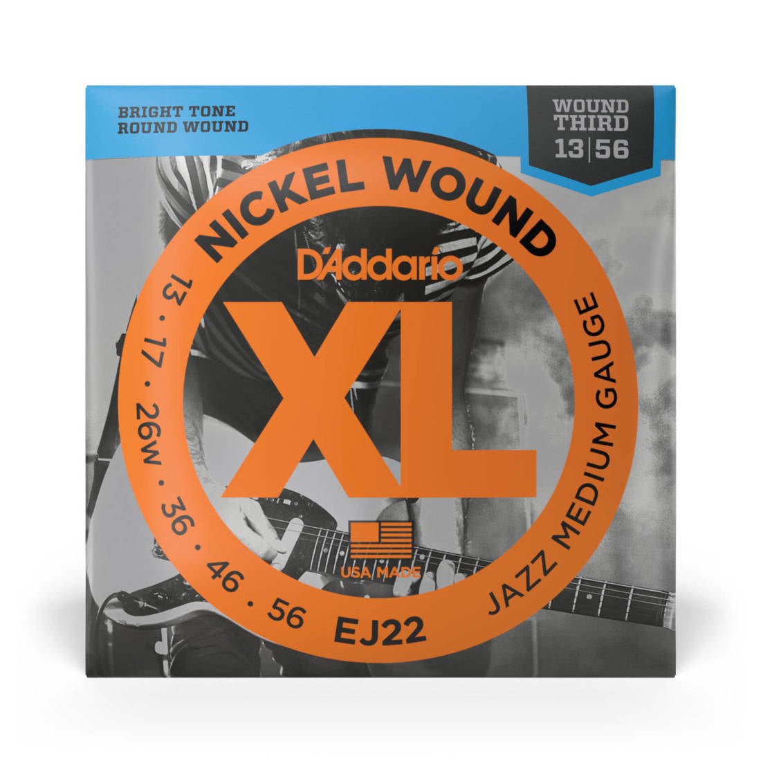 D'Addario elect. wound third 13 - 56 - La Boîte Musicale - D'addario -