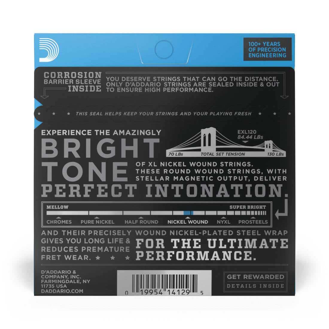 D'Addario elect. XL 9 - 42 - La Boîte Musicale - D'addario -
