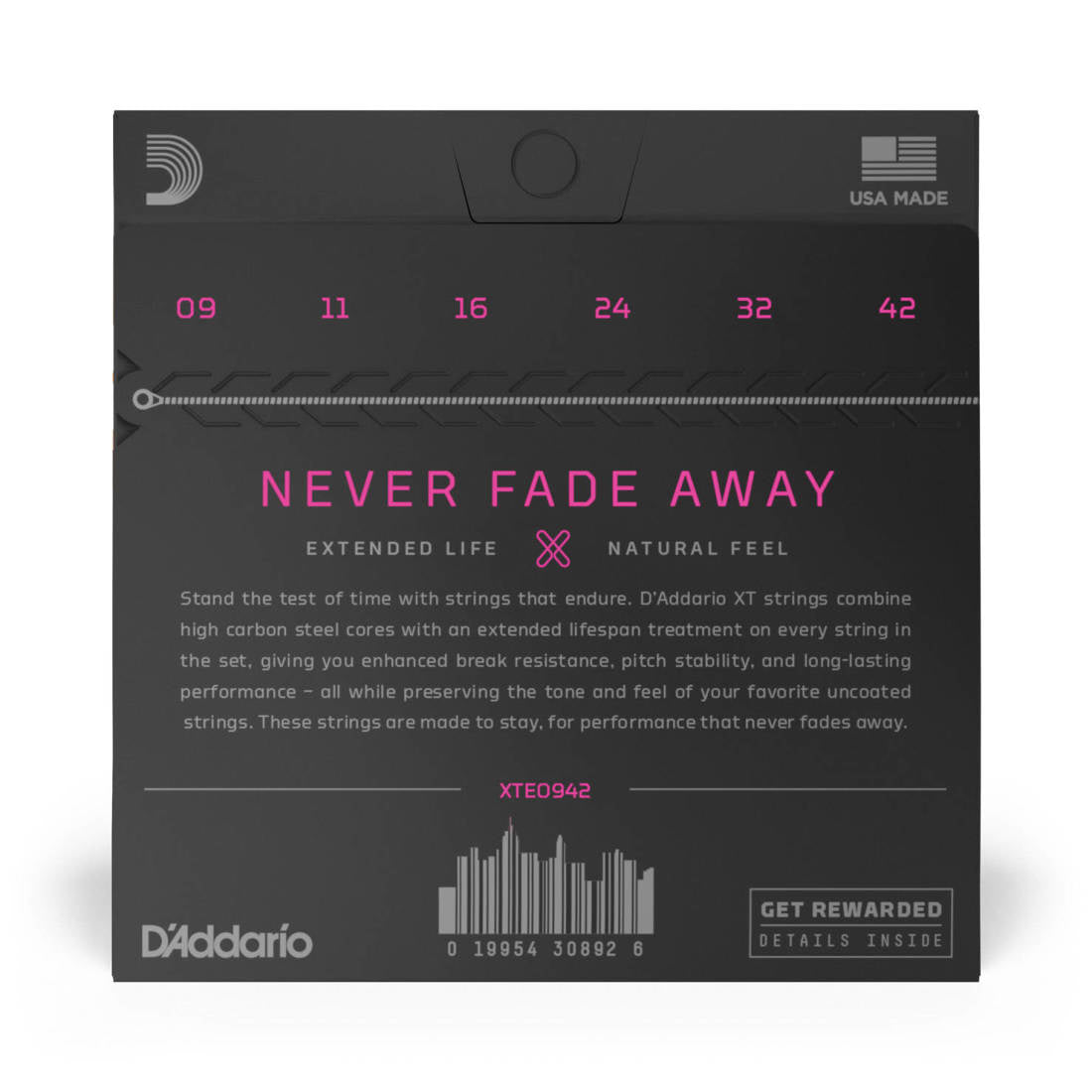 D'addario elect. XT 09 - 42 - La Boîte Musicale - D'addario -