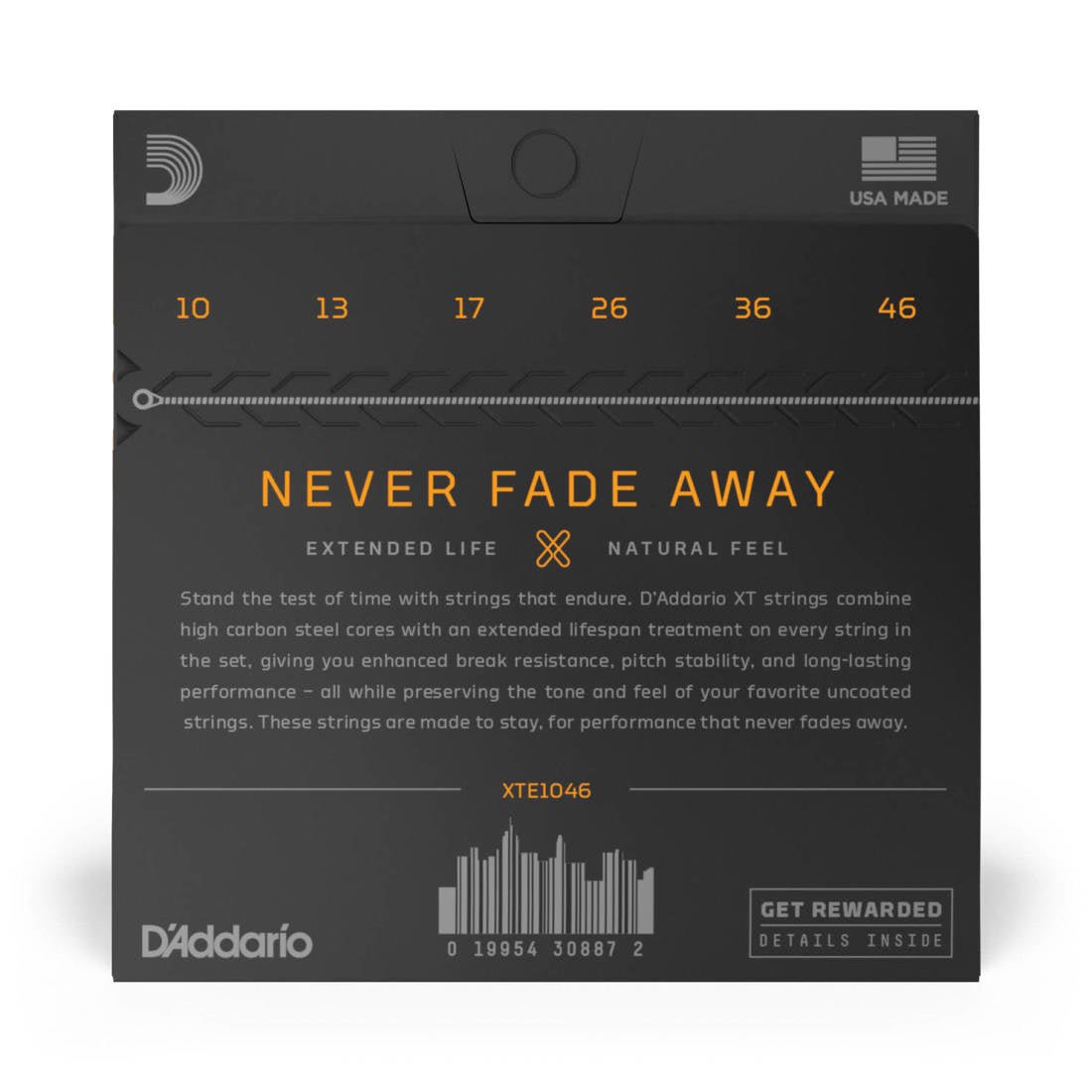 D'addario elect. XT 10 - 46 - La Boîte Musicale - D'addario -