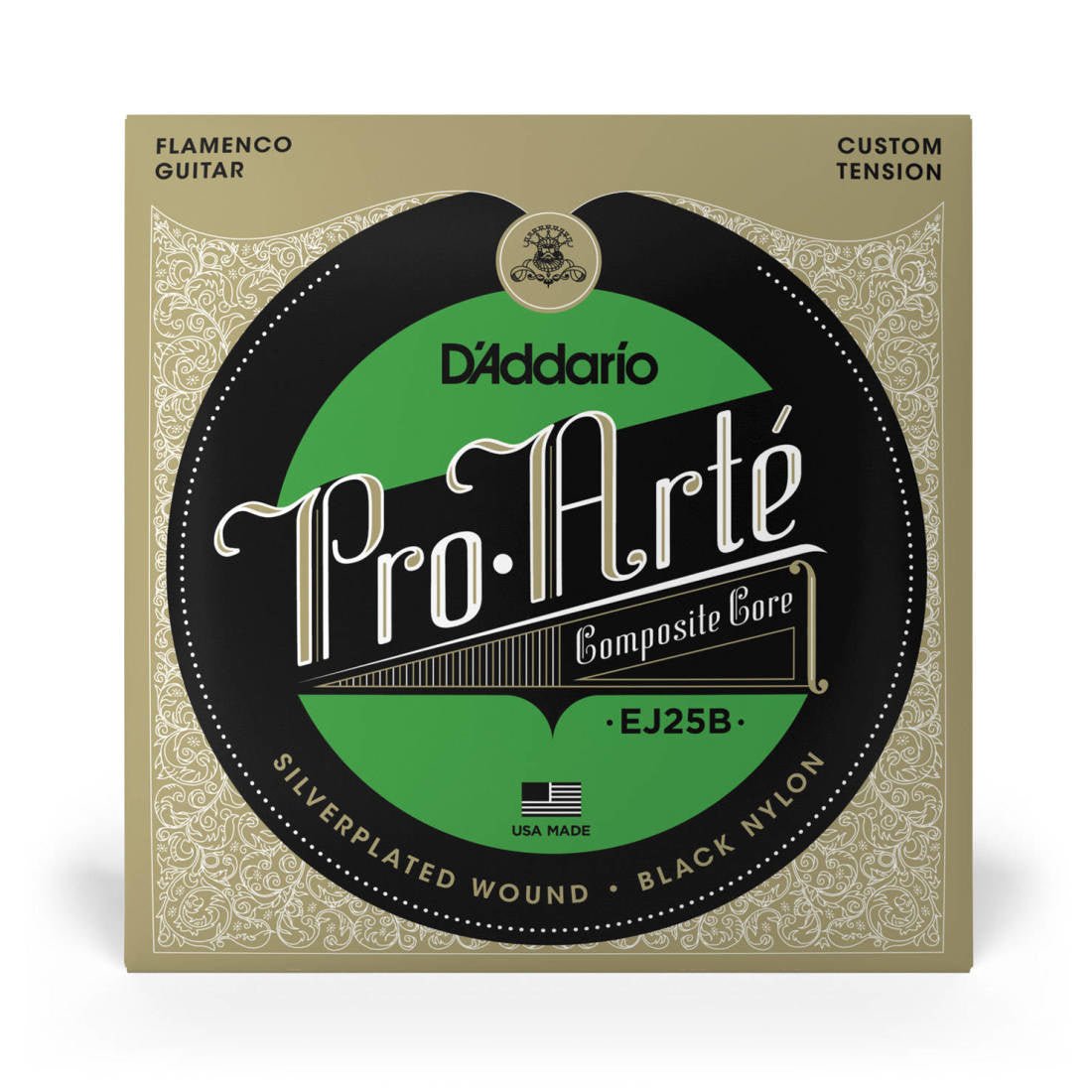 D'addario flamenco Black Nylon custom tension - La Boîte Musicale - Classical Guitar Strings - D'addario -