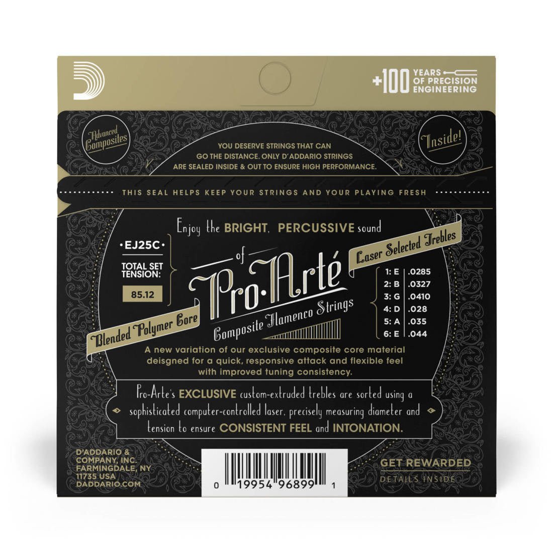 D'addario Flamenco custom tension - La Boîte Musicale - Classical Guitar Strings - D'addario -