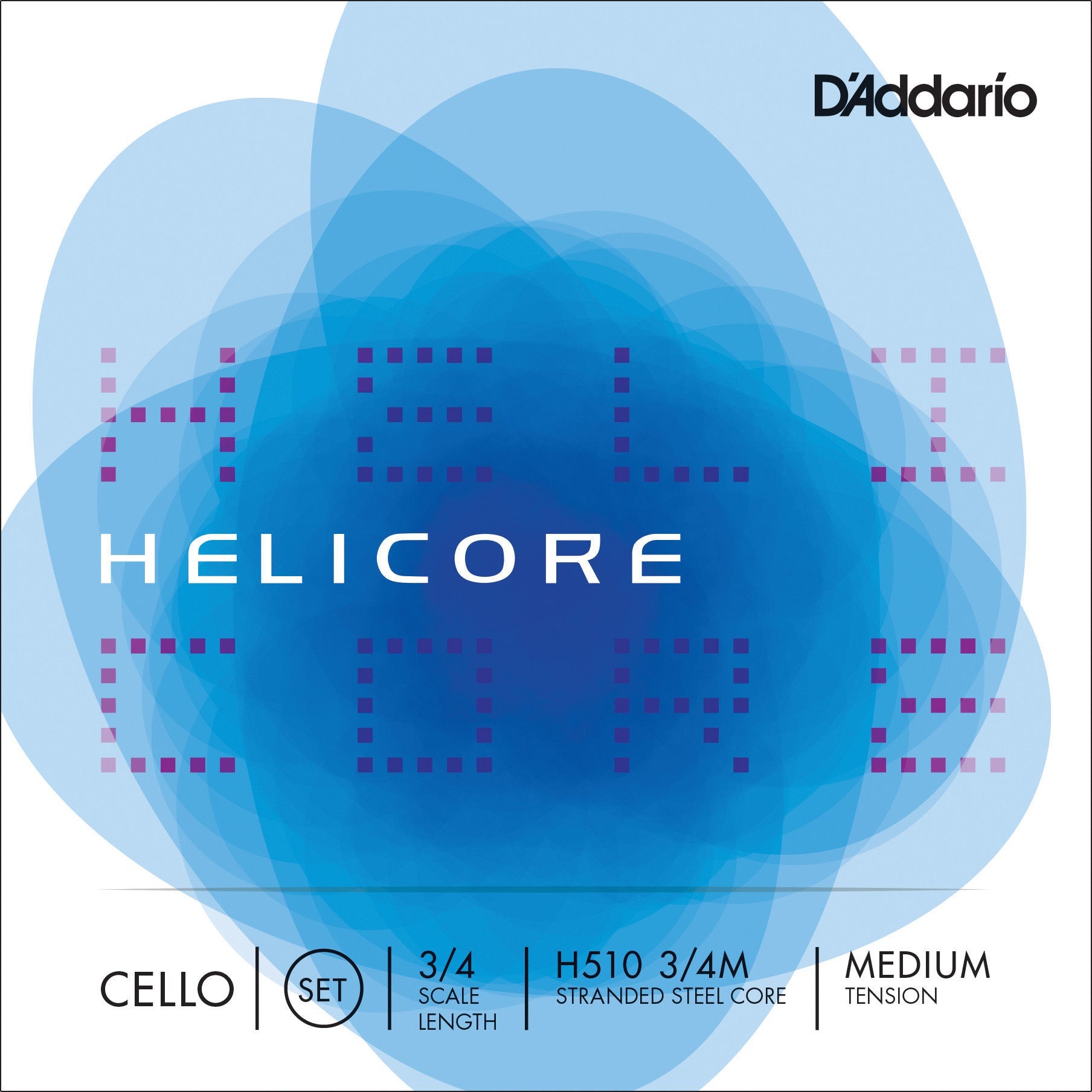 D'addario H510 Helicore Cello 3/4 - La Boîte Musicale - Cello Strings - D'addario -