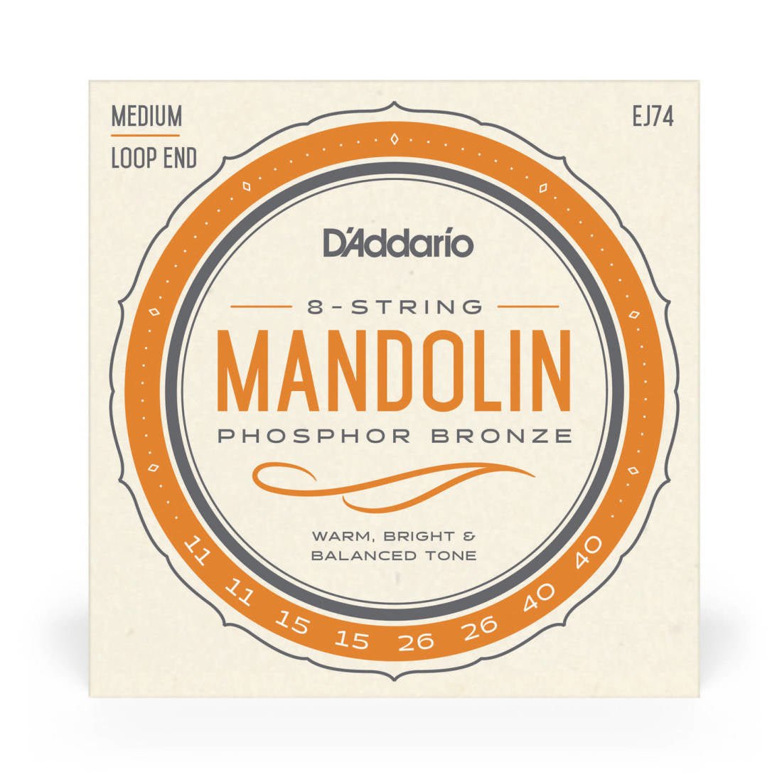 D'Addario mandolin phosphore bronze - La Boîte Musicale - Mandolin Strings - D'addario -