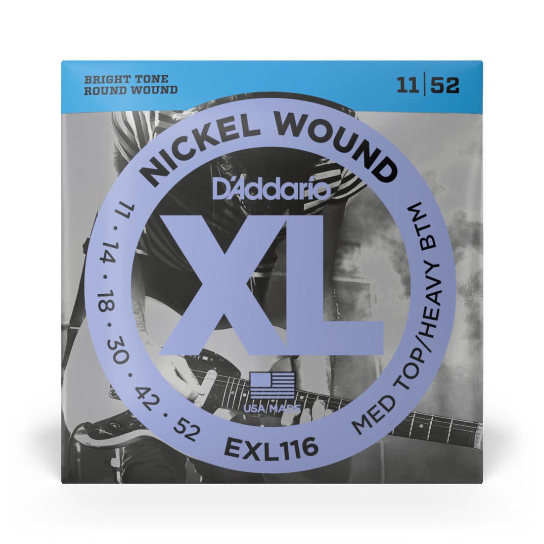 D'addario - Medium Top/Heavy Bottom Electric Guitar Strings - La Boîte Musicale - Electric Guitar Strings - D'addario -
