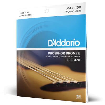 D'Addario strings Acoust Bass 45 - 100 - La Boîte Musicale - Acoustic Bass Strings - D'addario -