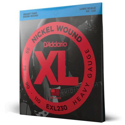 D'Addario strings Bass Elec Heavy 55 - 110 EXL230 - La Boîte Musicale - Electric Bass Strings - D'addario -