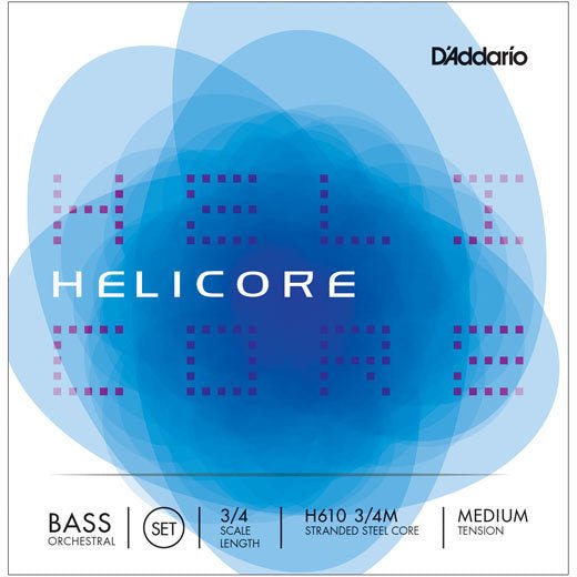 D'addario strings Helicore Orchestral Bass 3/4 - La Boîte Musicale - Cello Strings - D'addario -