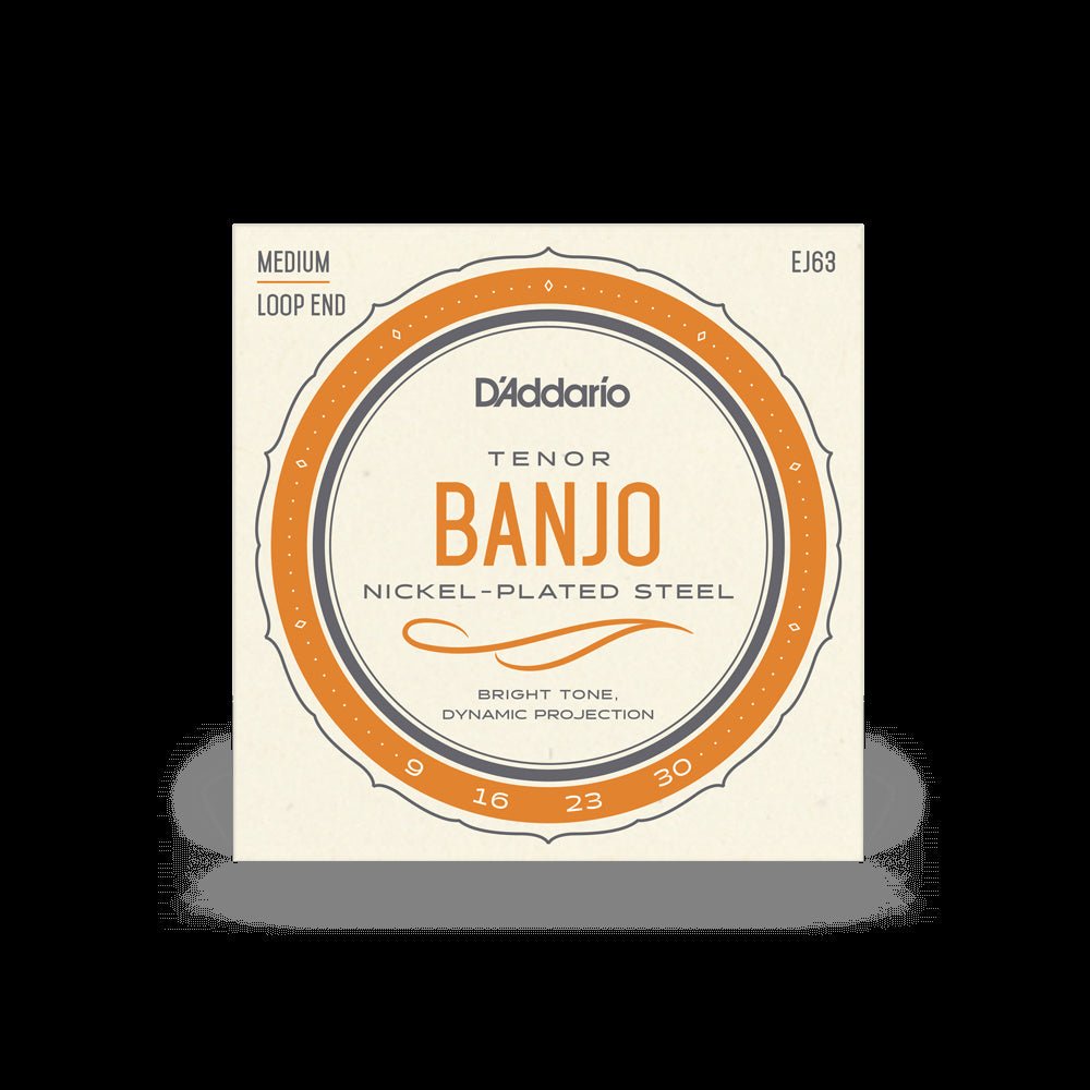 D'Addario - Tenor Banjo Nickel - Plated Steel / Medium Loop End - La Boîte Musicale - La Boîte Musicale -