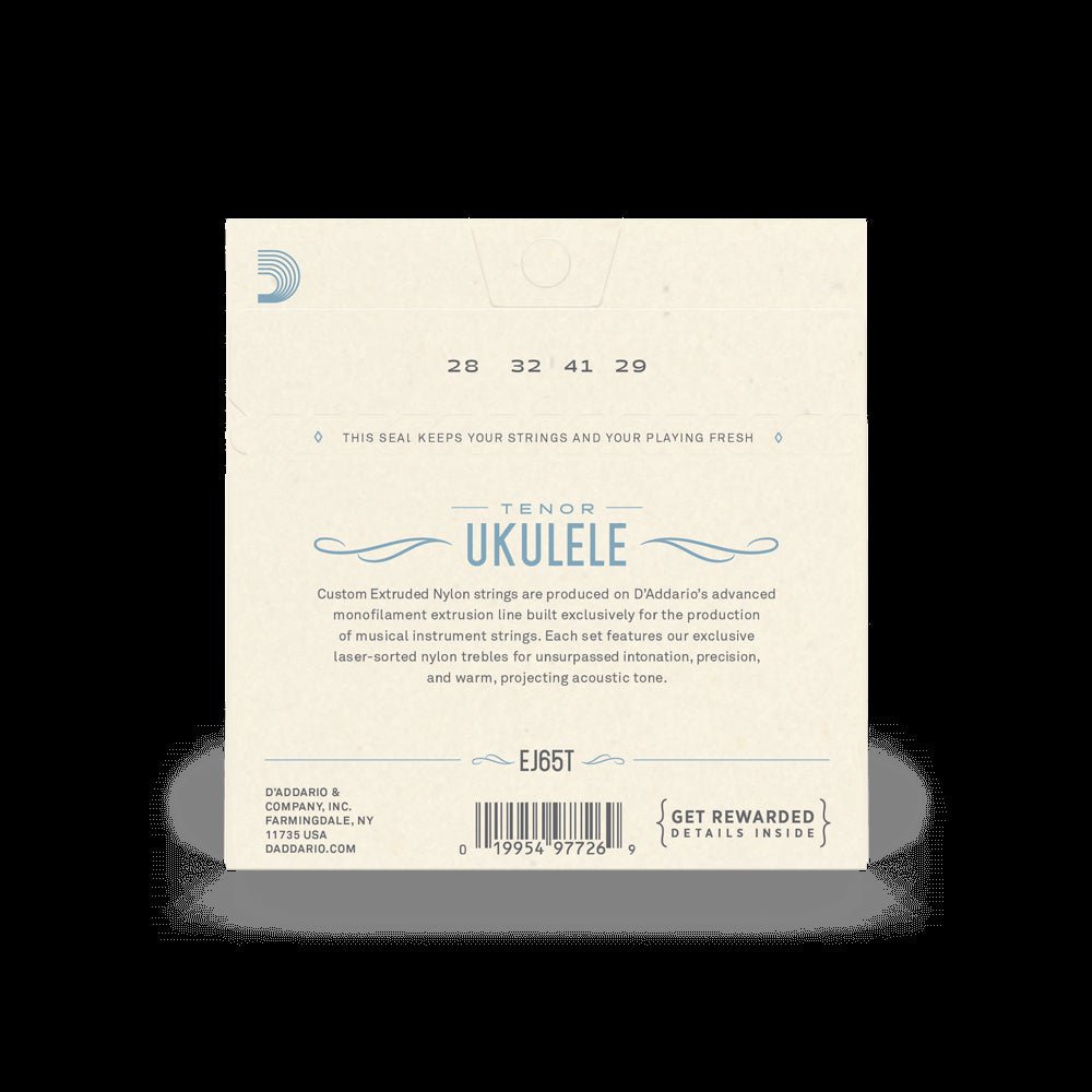 D'Addario - Ukulele Tenor Strings Set - Clear Nylon Pro Arte - La Boîte Musicale - La Boîte Musicale -