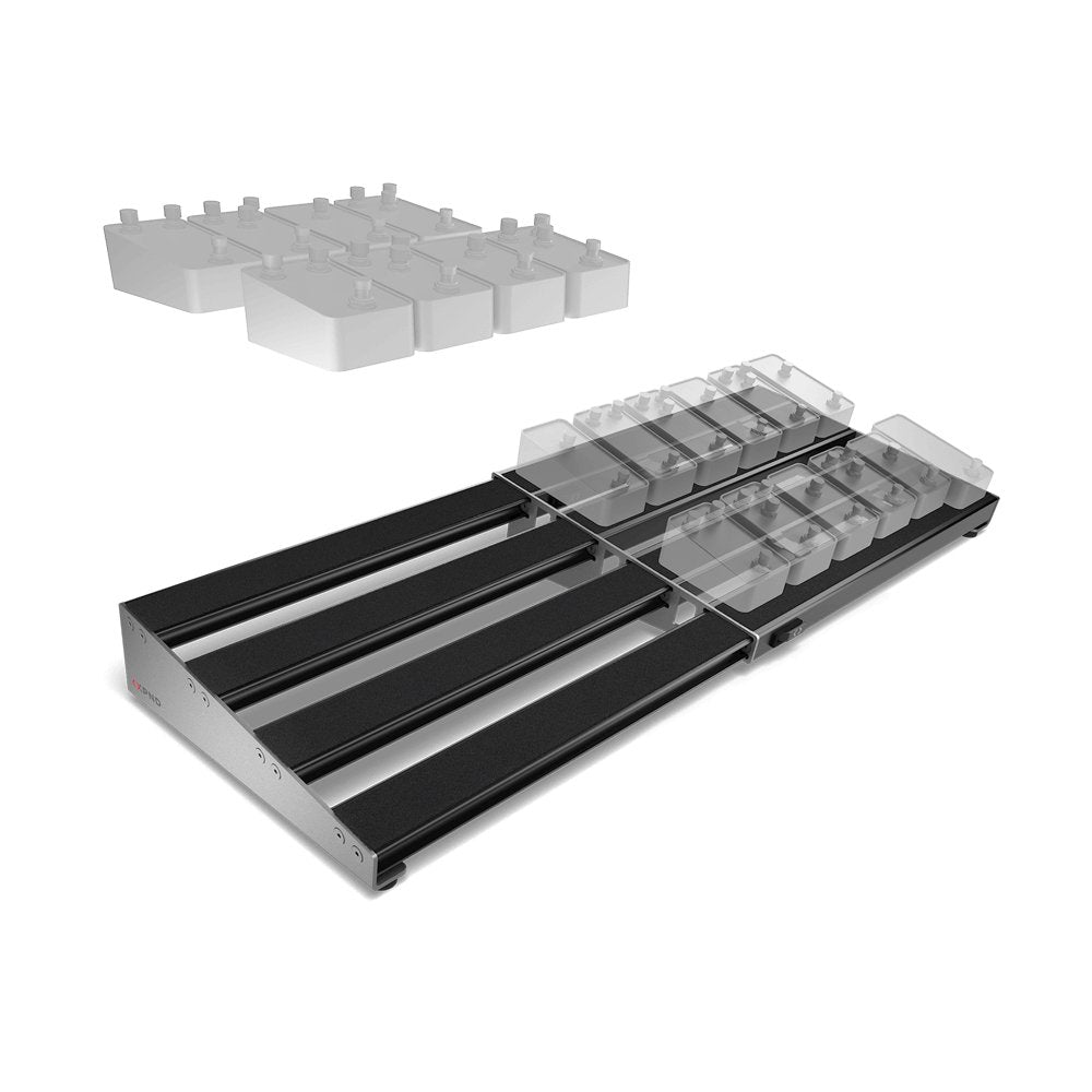 D'addario - Xpnd Pedalboards - Expanding Double Row - La Boîte Musicale - Pedalboard Systems - D'addario -