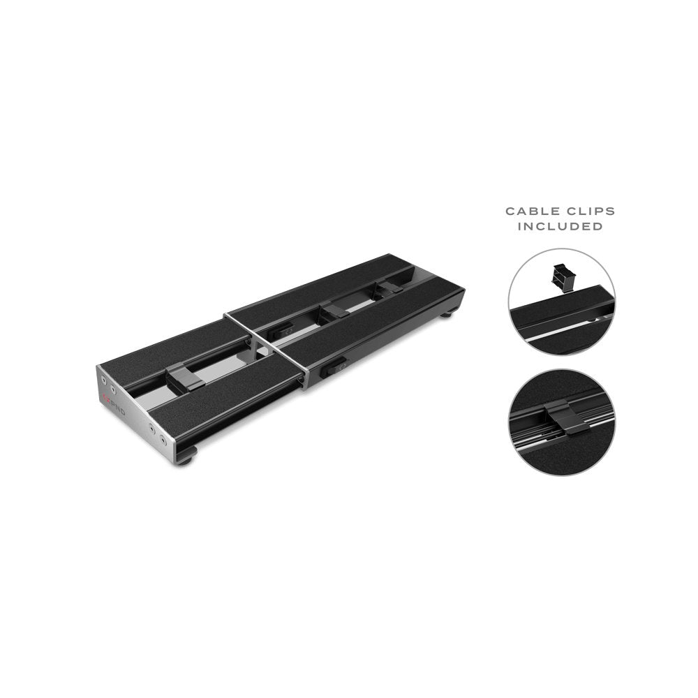 D'addario - Xpnd pedalboards - Expanding Single Row - La Boîte Musicale - Pedalboard Systems - D'addario -