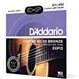 DAEXP26 D'Addario string Phos.Bronze coated lgt 11 - 52 - La Boîte Musicale - Acoustic Guitar Strings - D'addario -