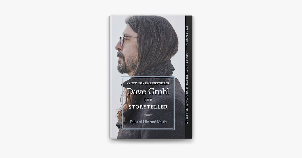 Dave Grohl - The Storyteller Expanded Version - Book in English - La Boîte Musicale - La Boîte Musicale -