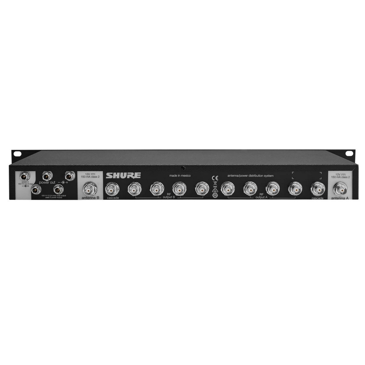 Shure UA844+V - 5 Way Active Antenna System for VHF QLXD/ULXD w/PSU - product view 1