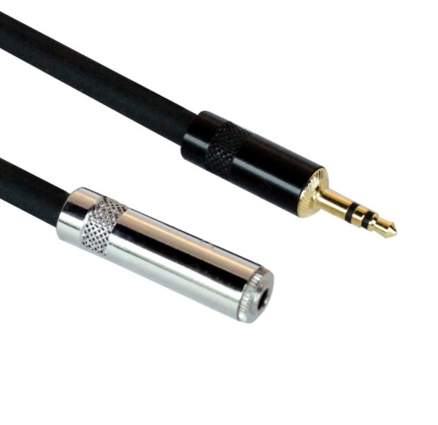 Digiflex - 10 Foot NK2/6 Patch Cable - 1/8 Mini TRS Male to Female - La Boîte Musicale - TRS Cables - Digiflex -