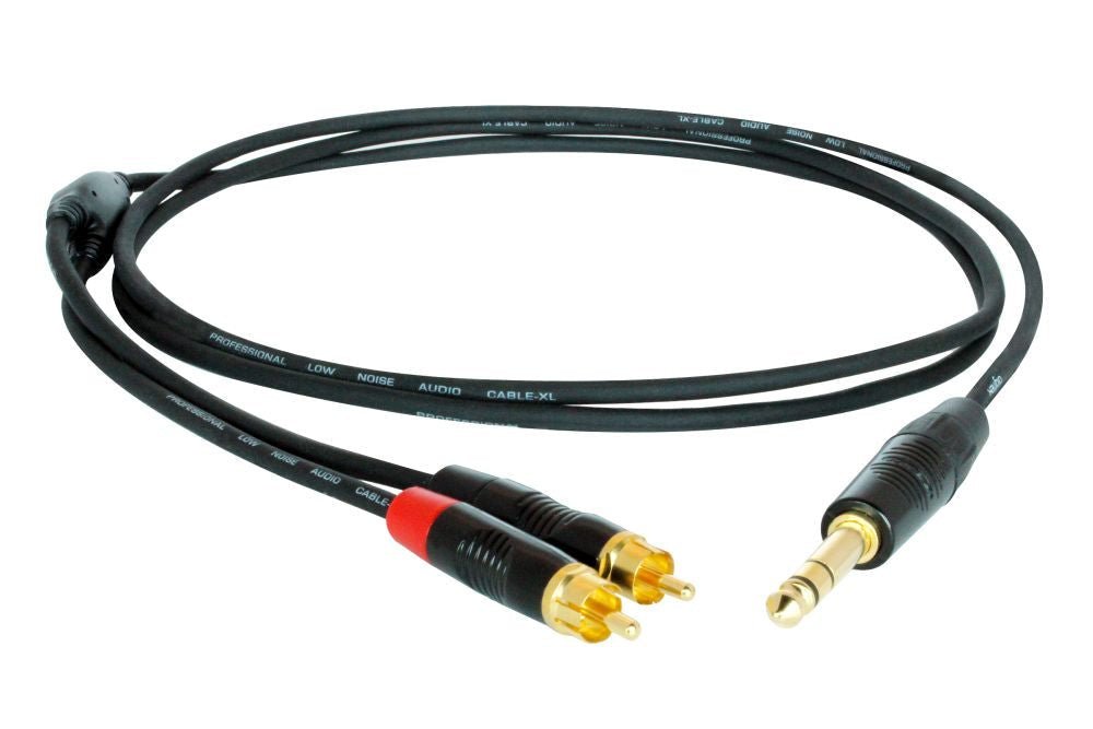Digiflex - 6 Foot Pro Splitter Cable - TRS to 2 x RCA Plug - La Boîte Musicale - TRS Cables - Digiflex -