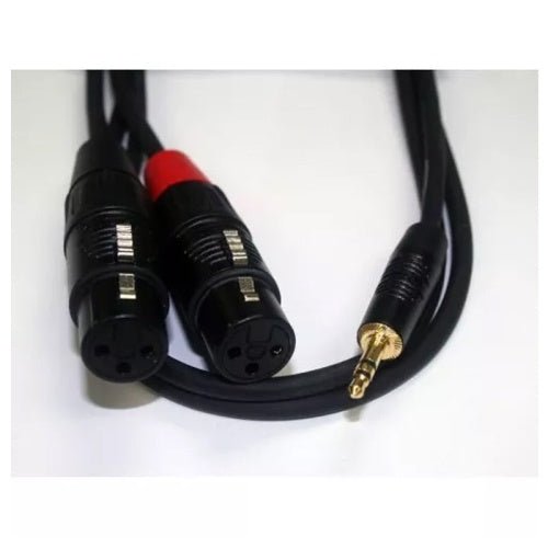 Digiflex - Performance Series 10 - foot stereo 1/8 to 2 female XLR cable - La Boîte Musicale - XLR Cables - Digiflex -