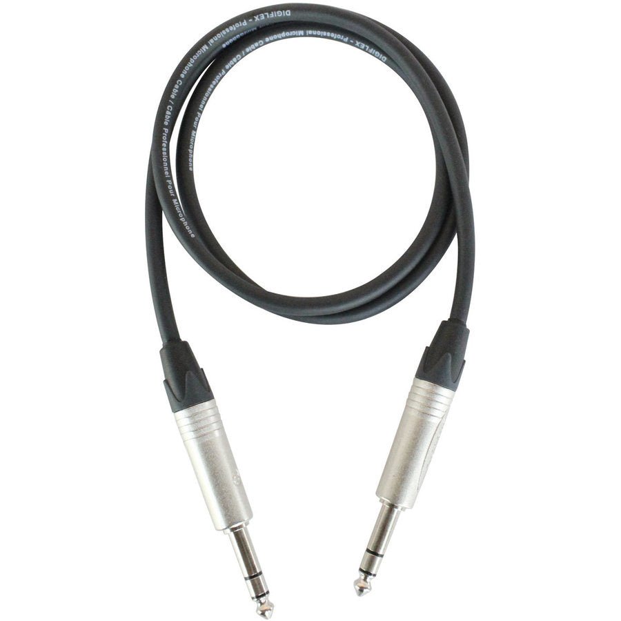 Digiflex stereo TRS 1/4 - 1/4 6' - La Boîte Musicale - Cables - Digiflex -