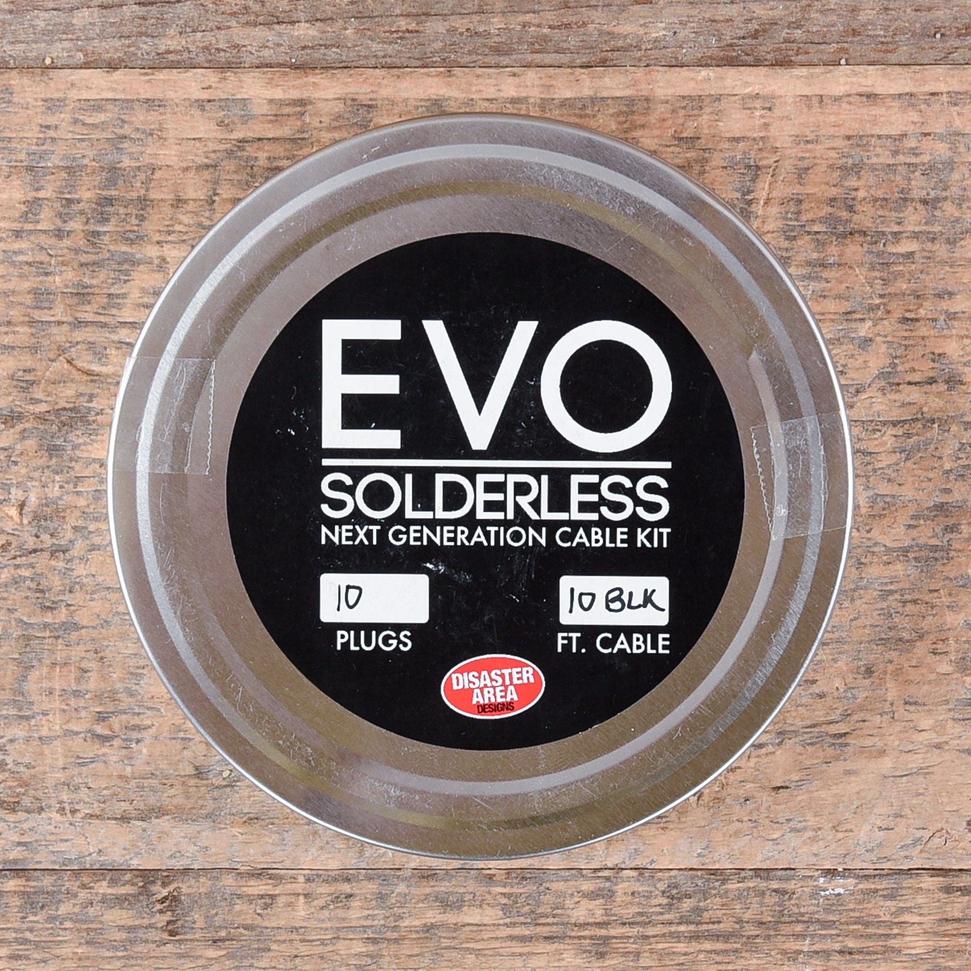 Disaster Area EVO Solderless Cable Kit (1010 kit – 10 plugs, 10ft. of cable)