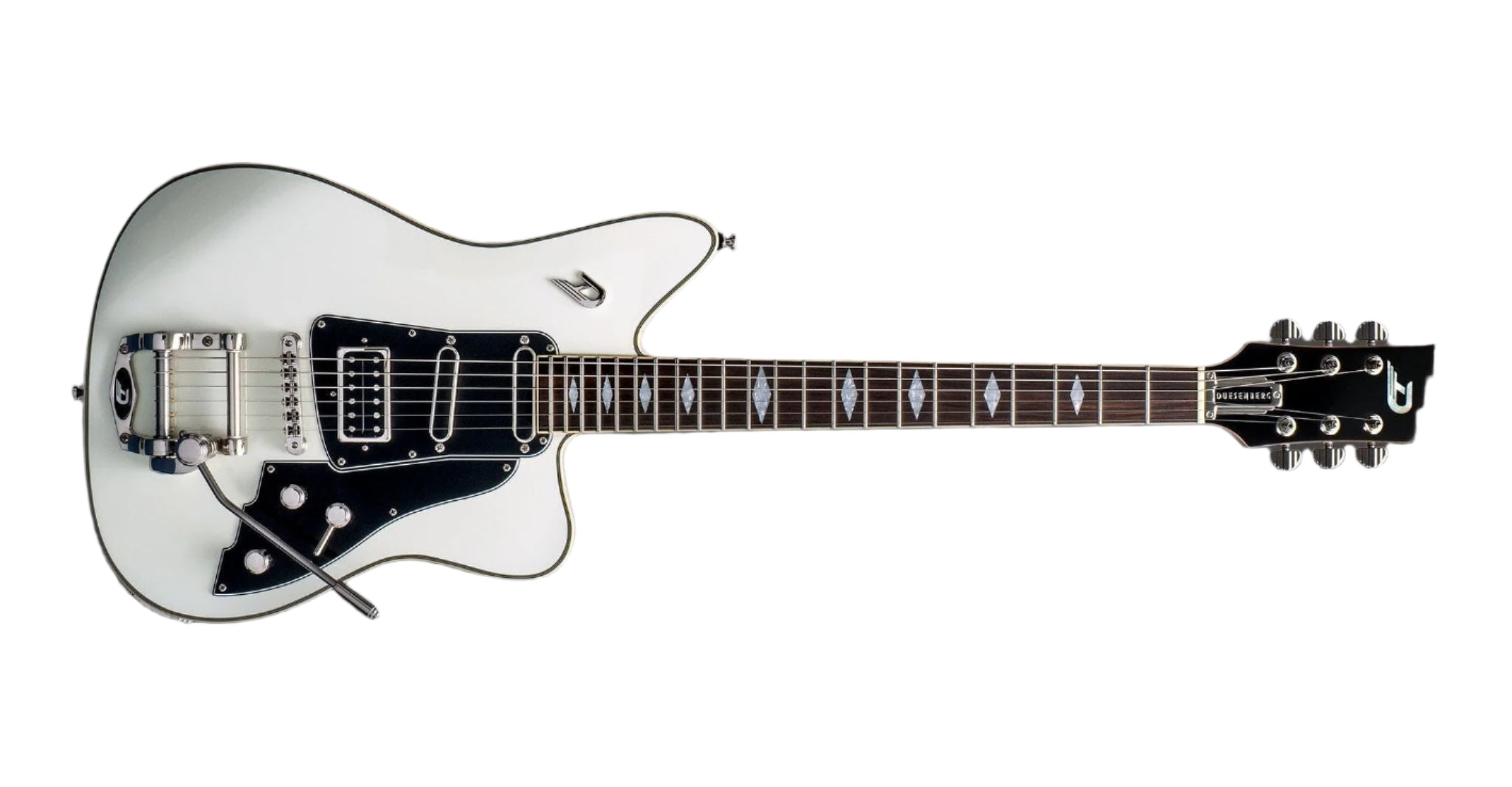 Duesenberg - Paloma Guitar in White with Gig Bag - La Boîte Musicale - La Boîte Musicale -