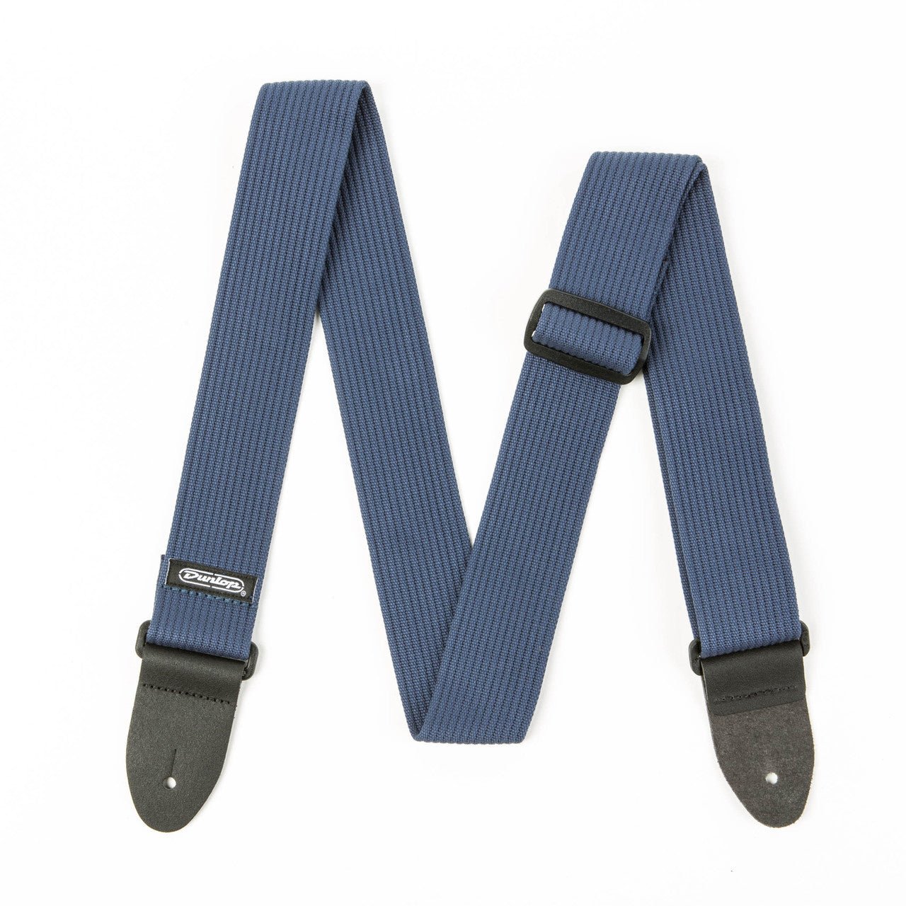 Dunlop - Ribbed Cotton Blue Guitar Strap - La Boîte Musicale - Jim Dunlop -
