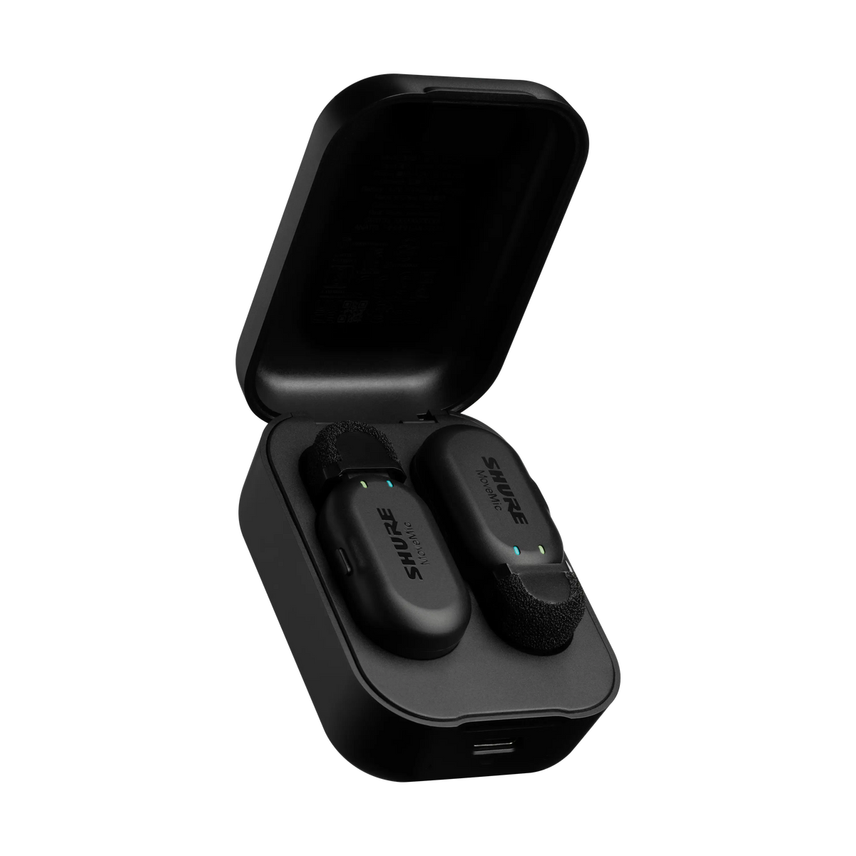 Shure MV-TWO-KIT-Z7 - MoveMic Receiver Kit with 2 Lavalier/Charge Case/Receiver - product view 3