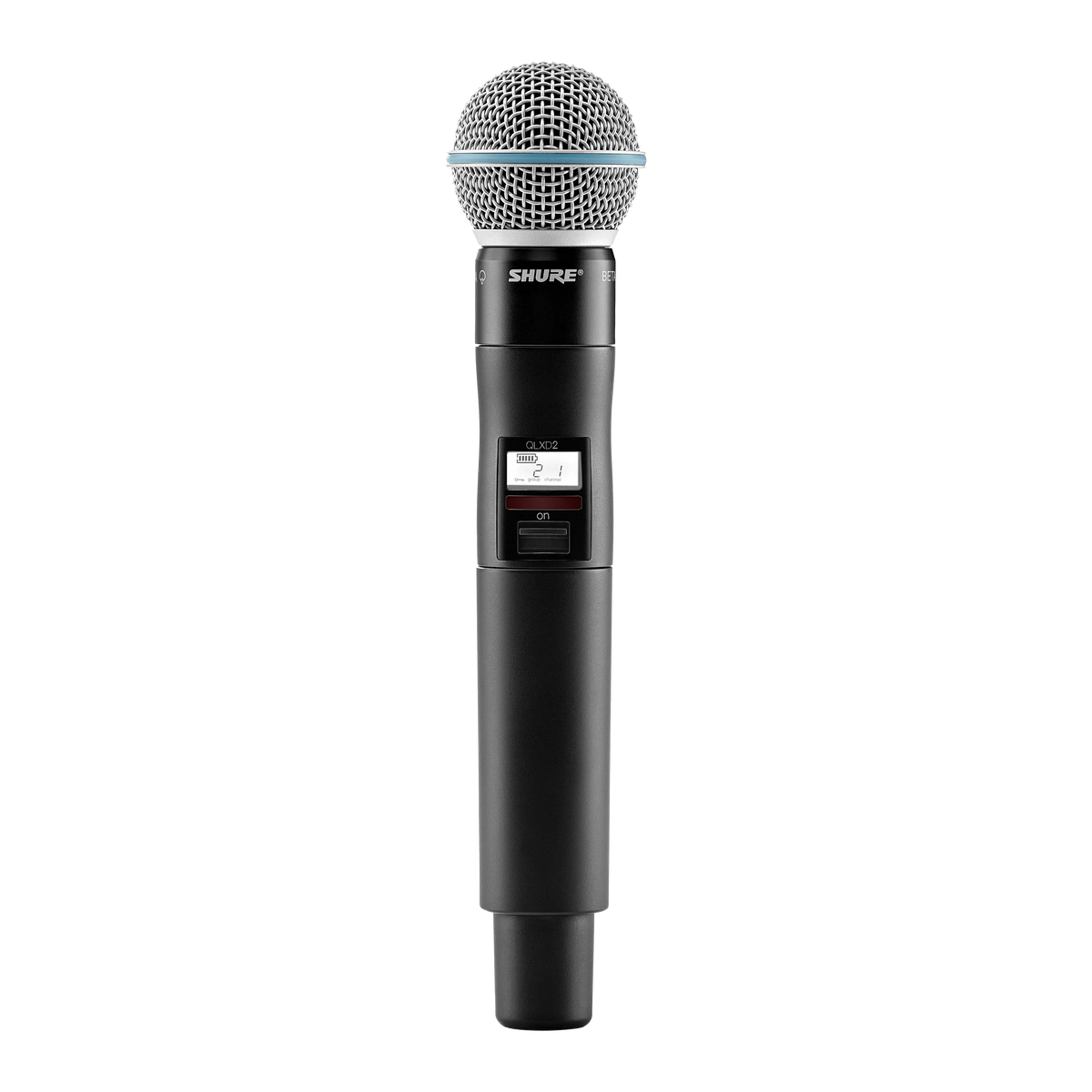 Shure QLXD2/B58-V50 - Wireless Handheld Transmitter with BETA58A Microphone -VHF - product view 1