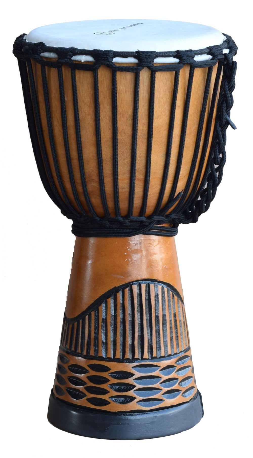 ECKO 50CM CARVED DJEMBE - BLACK HILL
