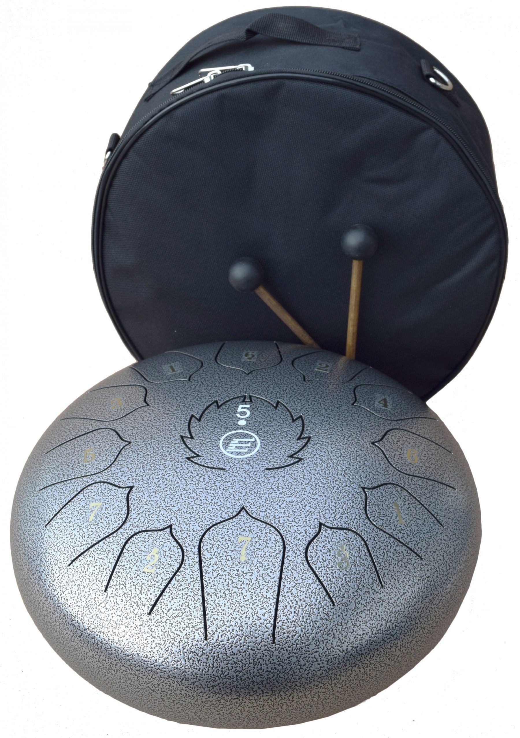 ECKO TD12/13N - TONGUE DRUM - 12 INCH - 13 NOTES - SILVER