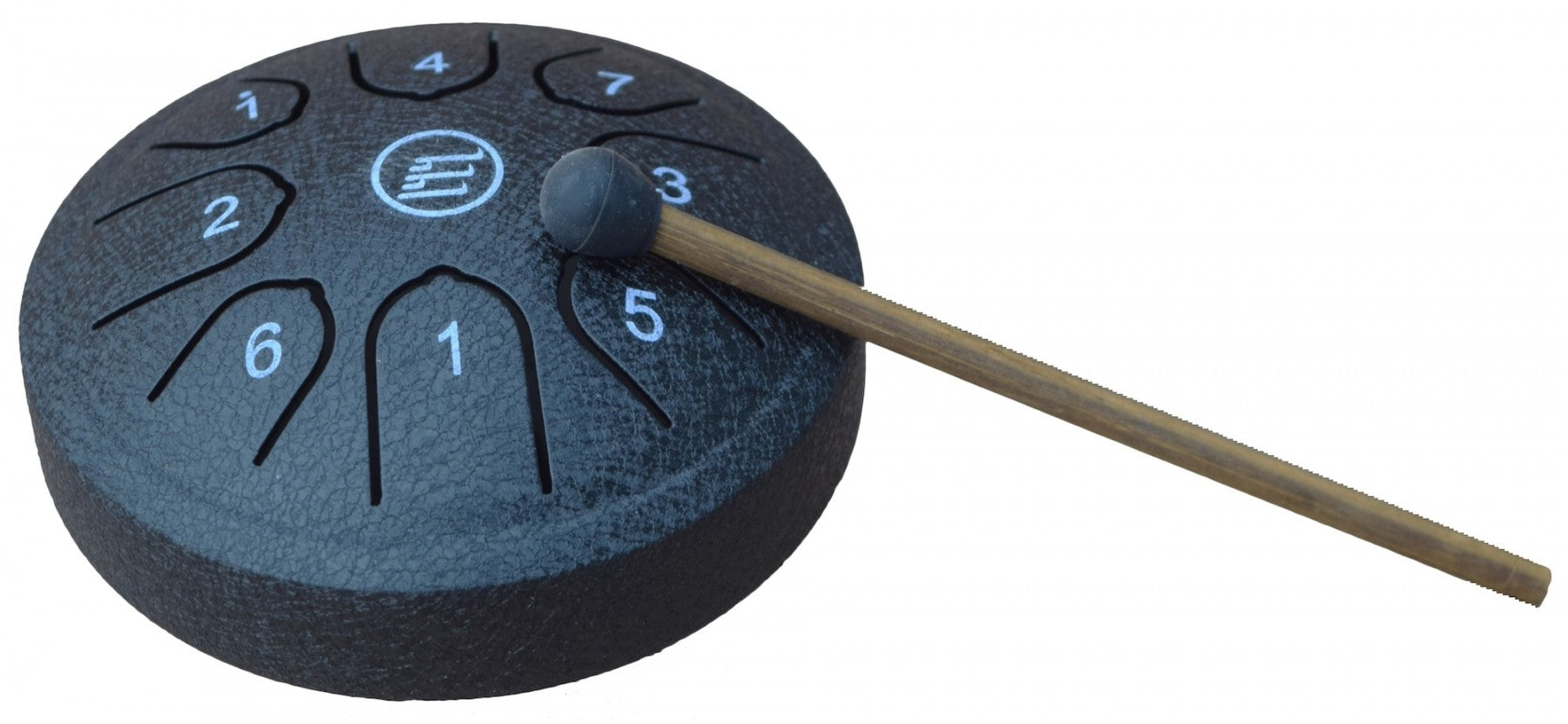 ECKO TD4/8N - TONGUE DRUM - 4.5 INCH - 8 NOTES - BLACK