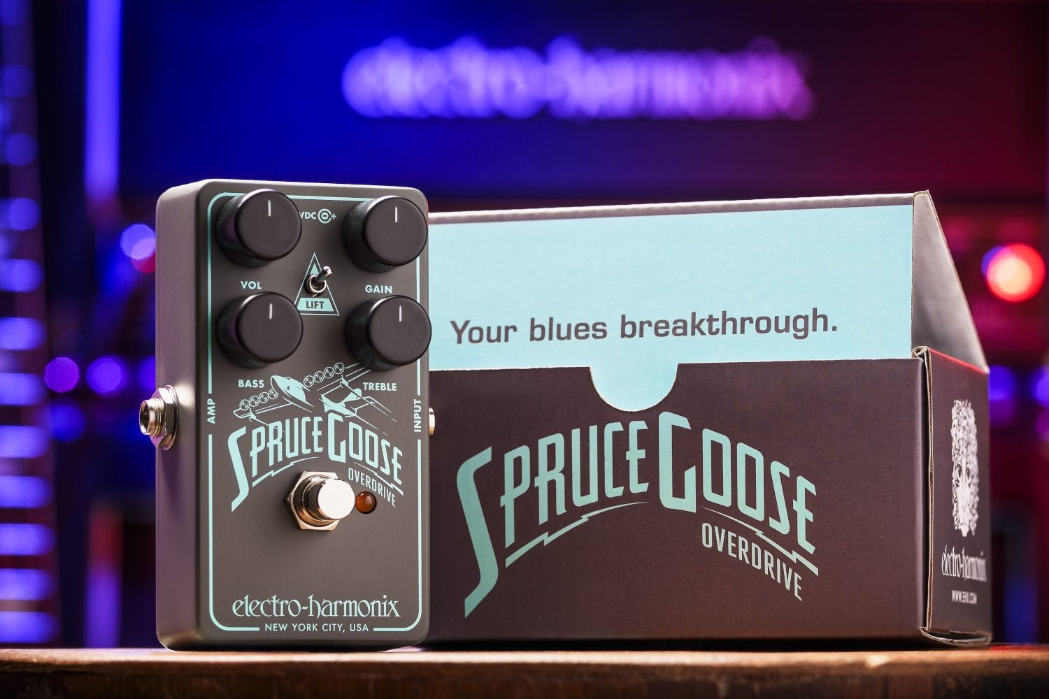 Electro - Harmonix - Spruce Goose Overdrive Pedal - La Boîte Musicale - Overdrive - Electro - Harmonix -