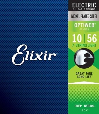 Elixir - 7 Strings 10 - 56 Optiweb - La Boîte Musicale - Acoustic Guitar Strings - Elixir -